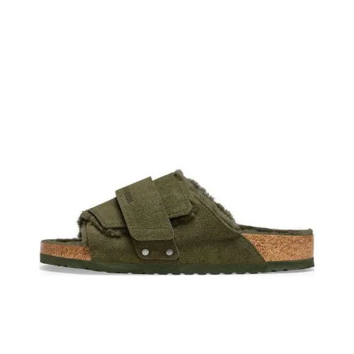 Birkenstock Тапочки Унисекс Оливково-зеленый Узкая версия