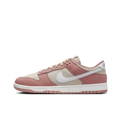 Nike Dunk Low Топ Скейтборд Кроссовки Унисекс Розовый
