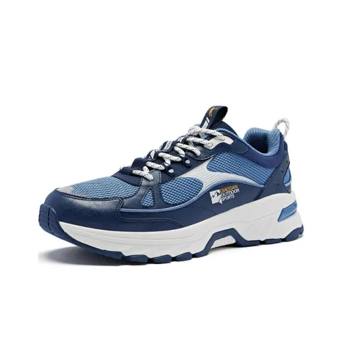 QIAODAN Ice Marks Амортизаторы Нижняя юбка Резистентный Низ Топ Беговые кроссовки Мужской Теневой синий