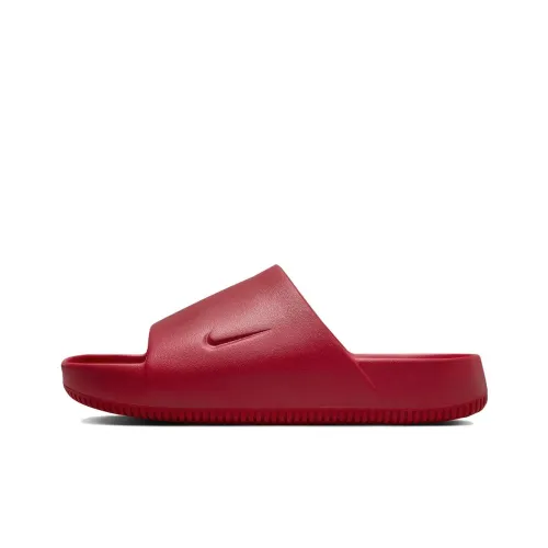 NIKE Calm Slide Тапочки Красный Унисекс
