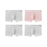 4 шт (3 светло-серых + 1 розовый)