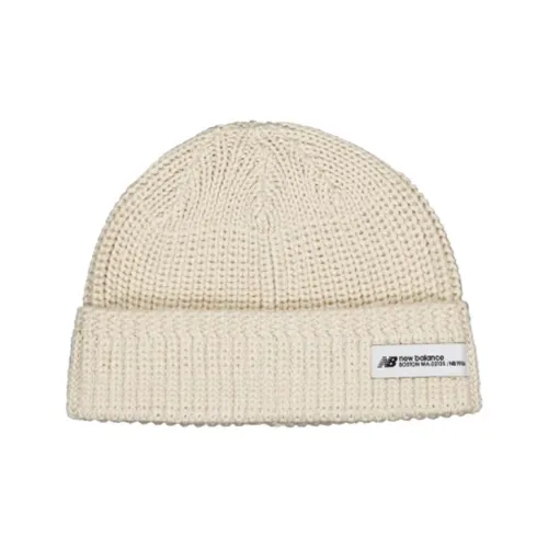 New Balance совместная брендированная шапка-бини унисекс белая