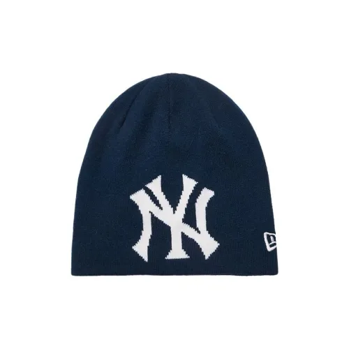 New Era Акриловые шапки-бини унисекс темно-синие