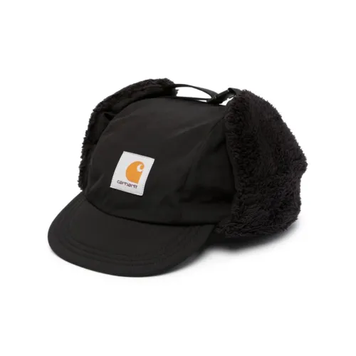 Carhartt WIP Cotton Шляпа-ушанка Мужская Черная
