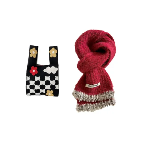 Xuan Tang Полиэстеровый трикотаж Шарфы Женские