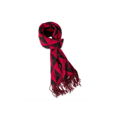 Marine Serre Вязаные Шарфы Унисекс Красный