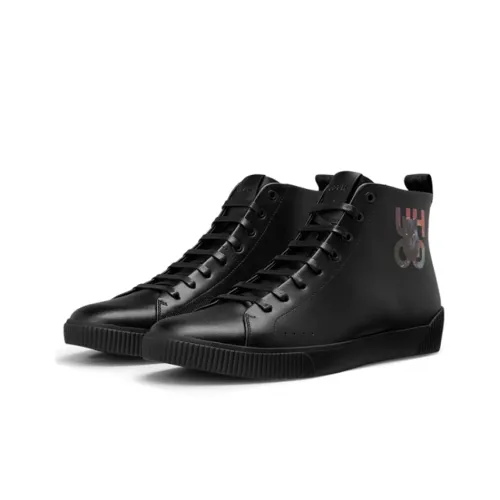 Hugo Boss Скейтборд Кроссовки Высокие Черные Мужские