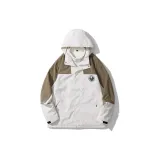 Теплый белый / Темный хаки