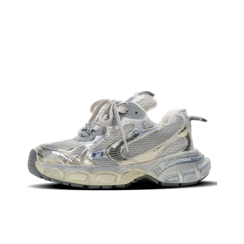 EYGPAP Толстая подошва Низкий топ Винтаж Золото Женский