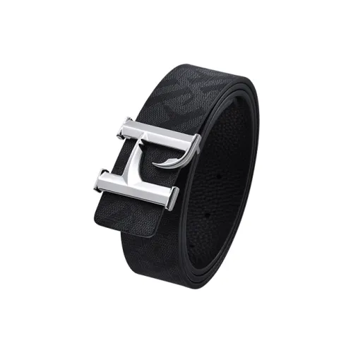 HLA Ремни из коровьей кожи мужские ширина 3,4 см