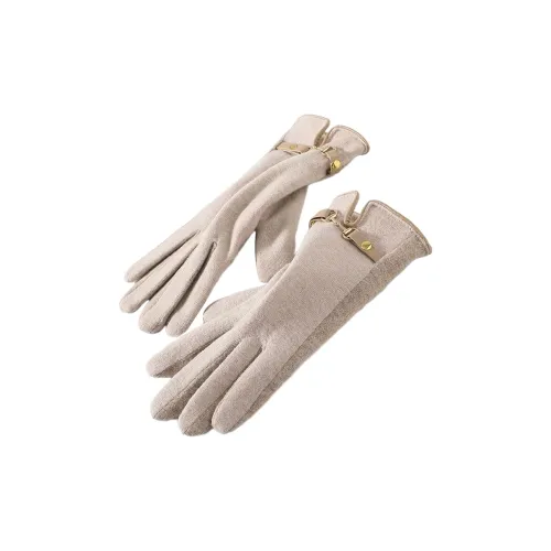 Youyoulan Шерсть Полиэстер Трикотаж Перчатки Женские