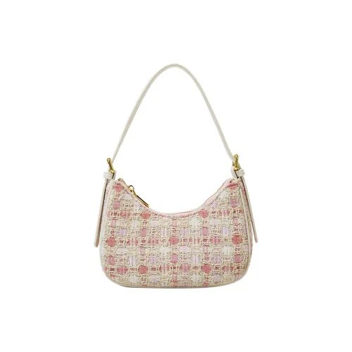 MACKJANICE Полиуретан с искусственной кожей сумка-полумесяц маленькая унисекс розовая