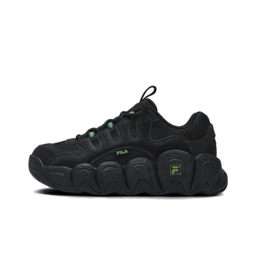 FILA Croissant массивные кроссовки с низким верхом, черные, женские