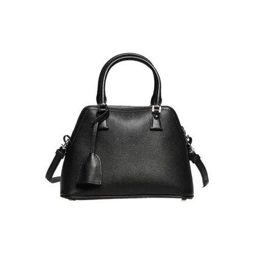 Maison Margiela 5AC Черная сумка из козьей кожи в форме купола ручная сумка сумка через плечо мини женская черная