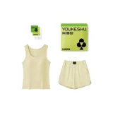 Майка бежево-желтая