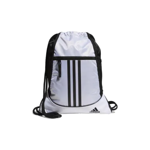Adidas Полиэстер Спортивный Сумка Средний Унисекс Белый