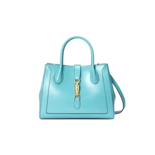 GUCCI Jackie 1961 Кожа Сумка-тоут Сумка через плечо Средняя Унисекс Светлый Синий