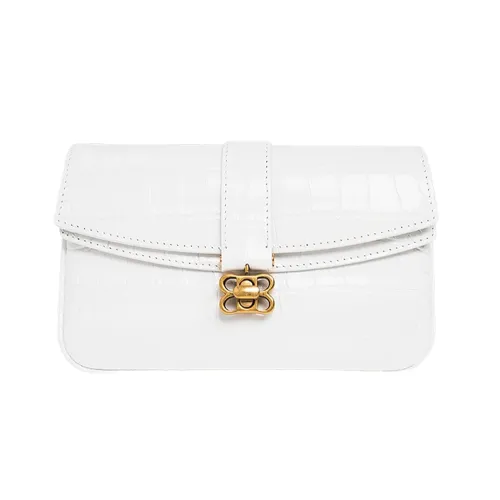 Balenciaga Телячья кожа Сумка через плечо Сумка на плечо Женская Белая