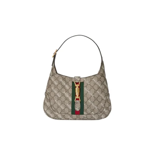 GUCCI Jackie 1961 Холст Сумка через плечо Сумка через плечо Crescent Женская