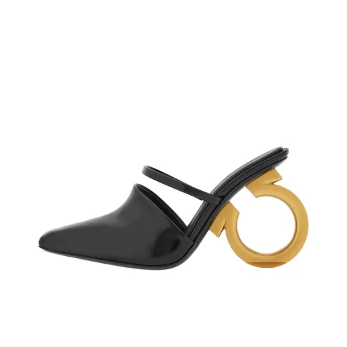 Ferragamo Elina Домашние тапочки Женские Черные