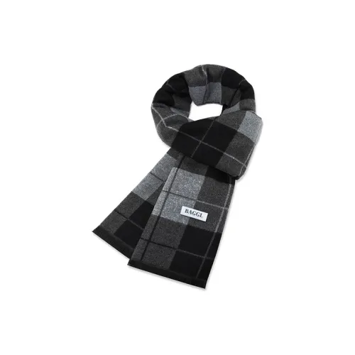 BAGGL Вязаные шарфы Мужской Черный Серый