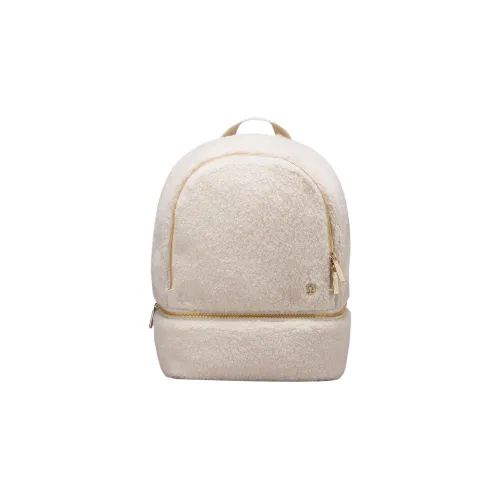 Lululemon Велюр Рюкзак Мини Женские Альбумин Цвет