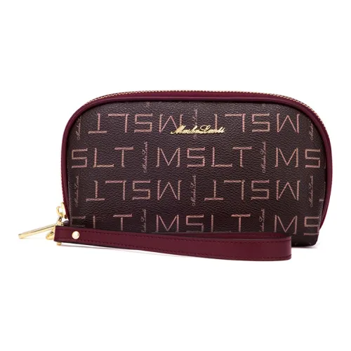 MashaLanti PVC и микрофибра синтетическая кожа клатч женский бордовый