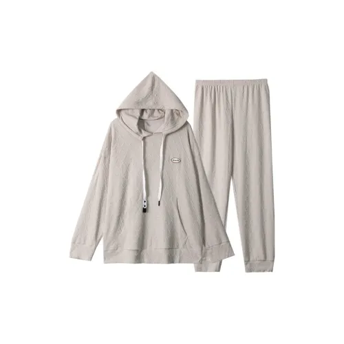 Dorame Светлый кофейный Женские пижамные комплекты