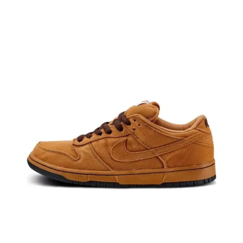 Carhartt x Nike Dunk SB Устойчивые к истиранию Низкие Кроссовки для скейтбординга Мужские Коричневые