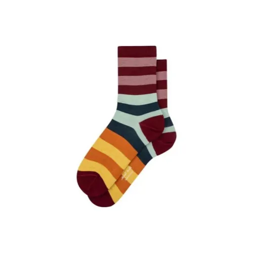 Paul Smith 1 шт Бургундский Женские Носки MID до икры