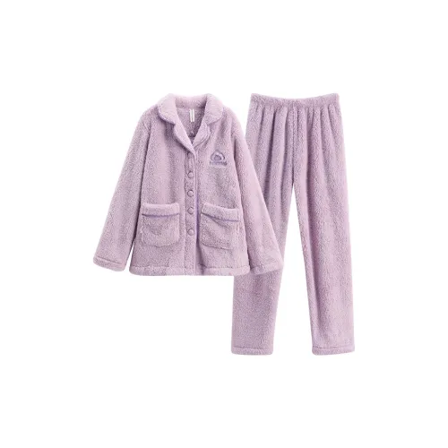 FENTENG Домашний костюм Мужской Женский Таро Фиолетовый Румяный Розовый Угольно-Серый