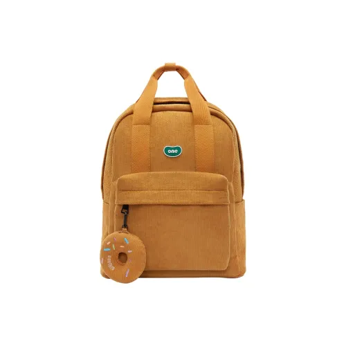 ONE TIME Ткань Carry Рюкзак Обычный Женские Цвет имбирного печенья