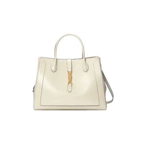 GUCCI Jackie 1961 Кожа Сумка-тоут Сумка через плечо Большая унисекс Белый