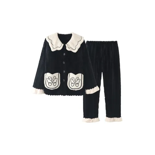 Chun Xi CX 19977 Черно-белая панда Женские пижамные комплекты