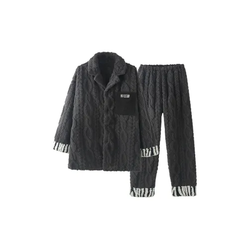 Chun Xi 8736 Мужской Черный Комплект Пижамы