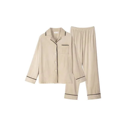 Same Language Женские, Светло-абрикосовый Женские Пижамные комплекты