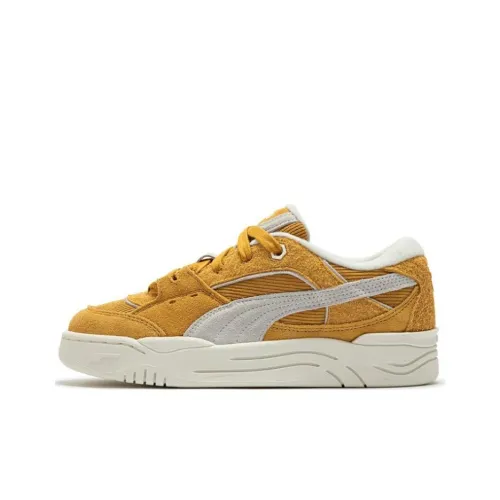 PUMA 180 Corduroy Низкие Кроссовки для скейтбординга Унисекс Желтые