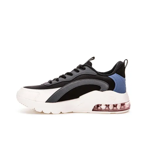 Erke Низкий Топ Повседневная Обувь Женская Глубокий Черный Пыльно-Фиолетовый