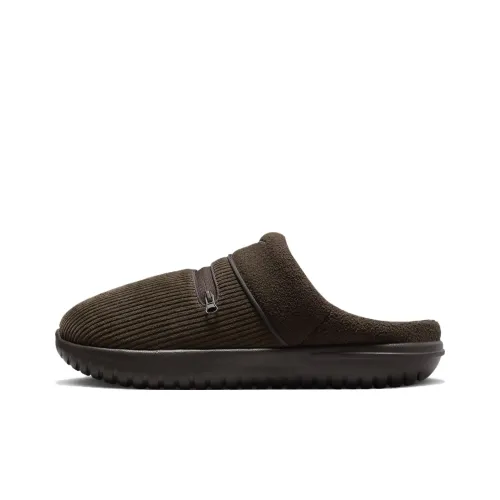 Nike противоскользящие домашние тапочки для мужчин коричневые