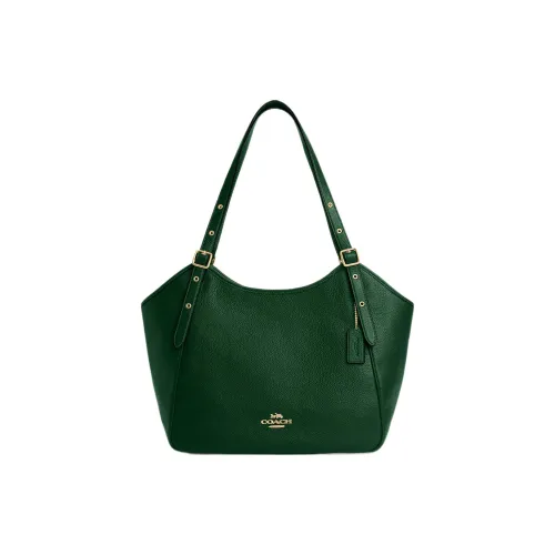 COACH Сумка через плечо Zip Shoulder Bag из кожаной галечной кожи сумка-тоут сумка для покупок сумка сумка через плечо женская