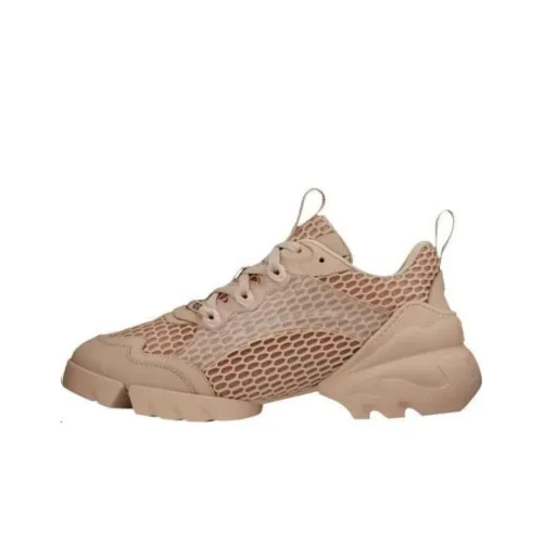 DIOR D Connect Low Топ Повседневная обувь Женская Нюдовая