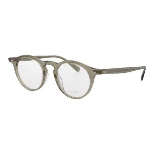 Oliver Peoples Ацетат Круглые Солнцезащитные очки Унисекс Зеленый