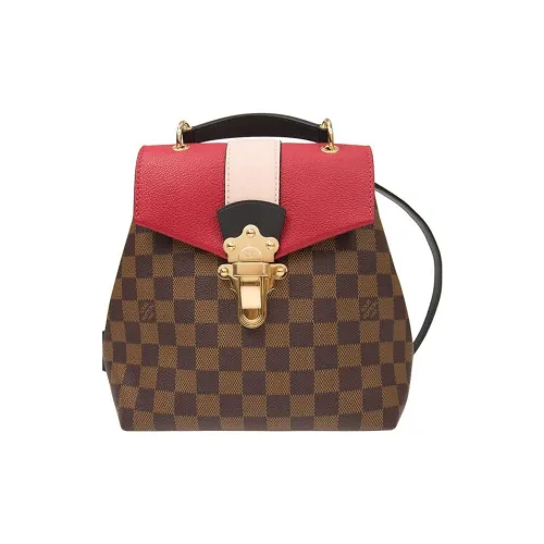 LOUIS VUITTON Кожа Рюкзак Женские Коричнево-красный