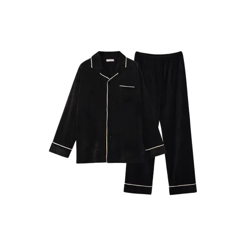 Same Language Мужские Брюки, Чернильно-Синий Мужской Пижамный Комплект