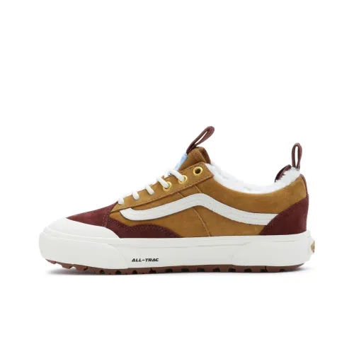 Vans Old Skool Collection MTE 2 Устойчивые к истиранию Дышащие Низкие Кроссовки для скейтбординга Унисекс Красные Коричневые