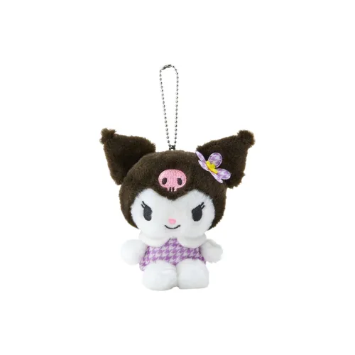 Санрио Kuromi Многоцветный Гусиная лапка Кукла Плюшевая Подвеска 14 см Рекомендуемая высота