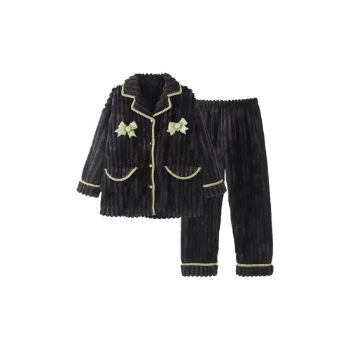 Chun Xi CX 8701 Черно-зеленый Женские Пижамные комплекты