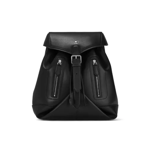 MONTBLANC Soft Leather Series Full с рельефом голень кожа рюкзак мини унисекс черный