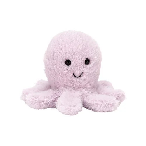 JELLYCAT Ocean Series FLUFFY Осьминог Кукла Плюшевая Кукла 8 см Высокая
