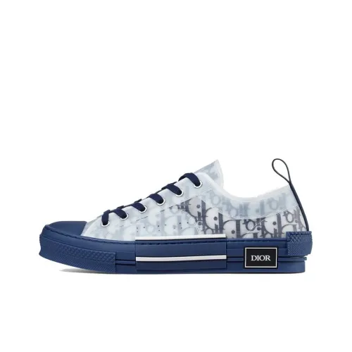 DIOR B23 Низкий Топ Стильный Скейтбординг Мужской Синий
